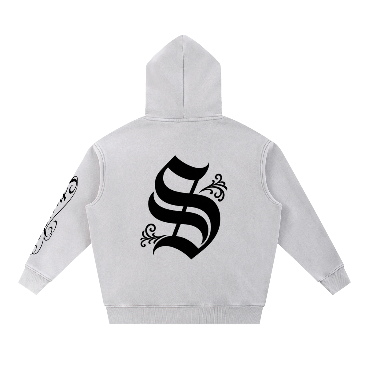 Gray Stryde Cursive Hoodie
